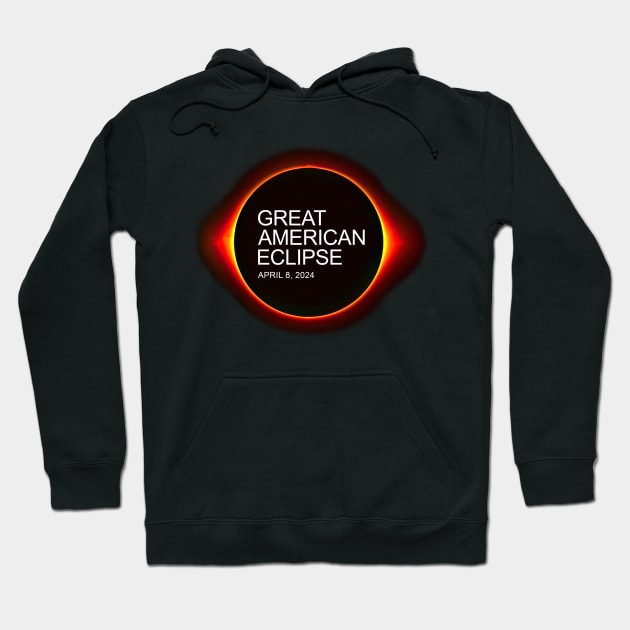 Great American Eclipse 2024 Hoodie by Trazzo